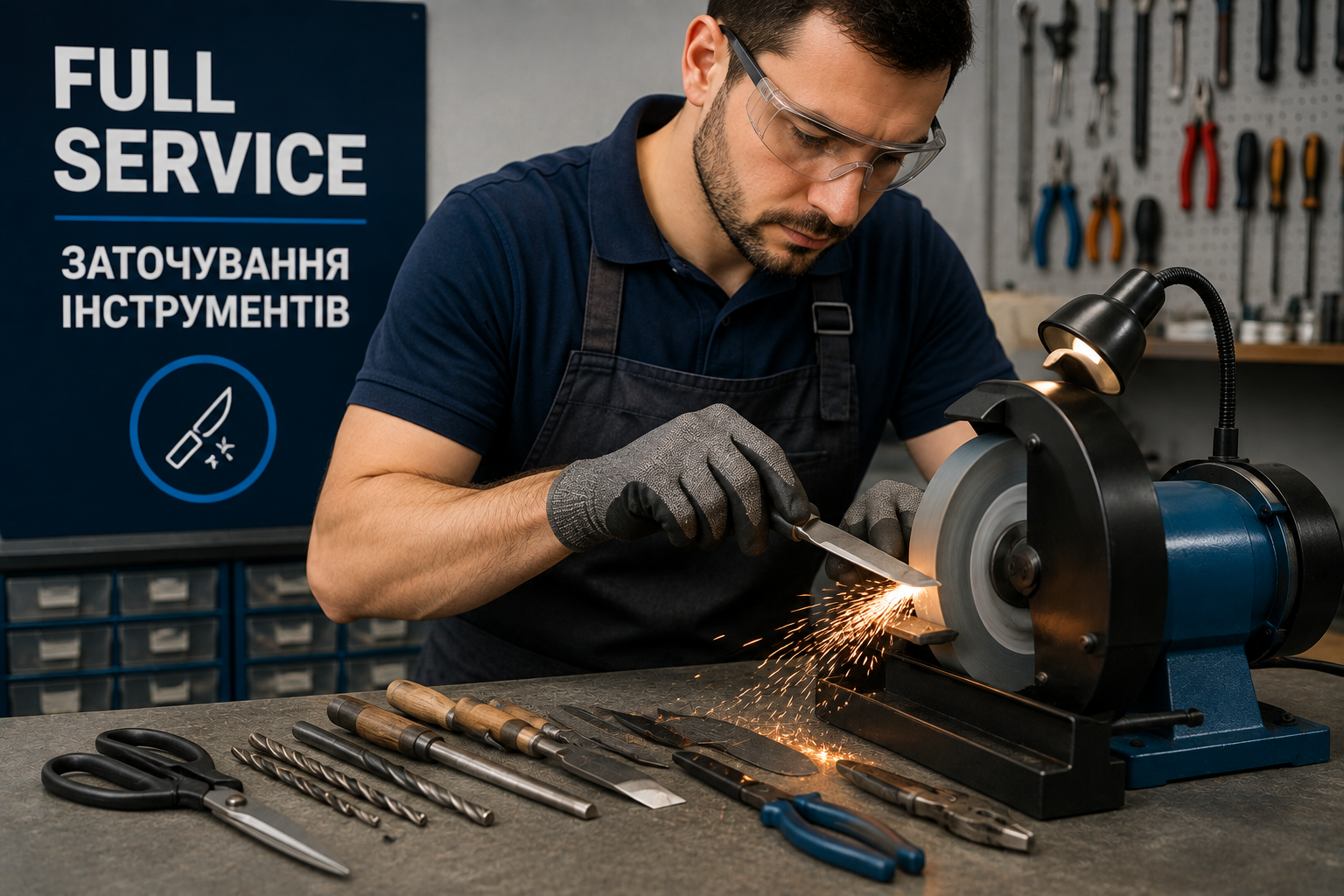 Заточування інструментів у Харкові — Full Service
